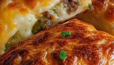 cheesy beef puff pastry pockets