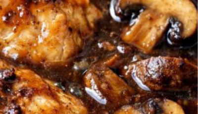 Slow Cooker Marsala Style Chicken
