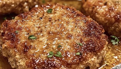 Crispy Honey-Garlic Glazed Cutlets