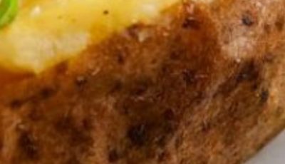 AIR FRYER TWICE BAKED POTATOES