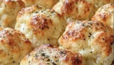 Baked Garlic Butter Cheese Bombs!!!
