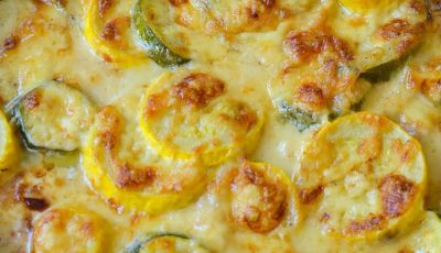 Zucchini and Yellow Squash Au Gratin Recipe