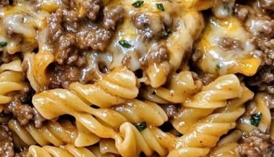 Cheesy Sloppy Cheeseburger Pasta