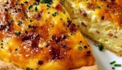 Classic Bacon and Cheese Quiche