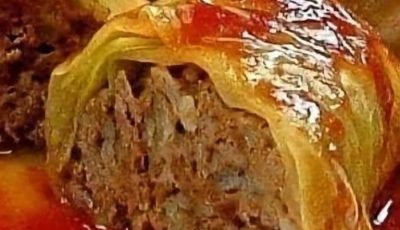 Classic Beef Stuffed Cabbage Rolls