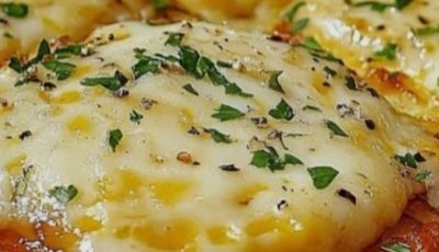Cheesy Stuffed Potato Pancakes with Creamy Garlic-Herb Sauce
