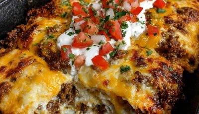 Cheesy Taco Lasagna